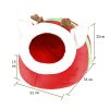 Cute Christmas Red Reindeer Pet Dog Cat Bed Cushion Puppy House Soft