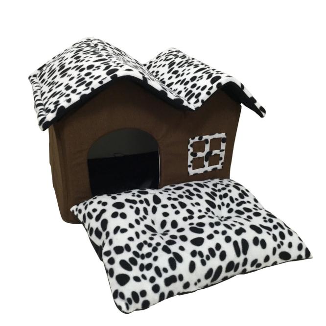 Pet Dog Cat Bed Puppy Cushion House Soft Warm Kennel Dog House Mat Blanket