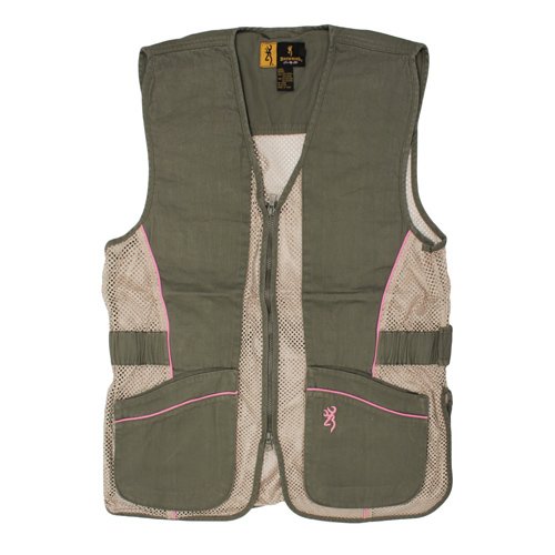 Lady Mesh Vest, Sage/Pink